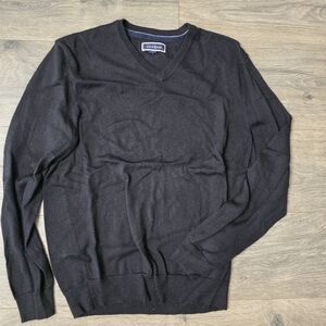Club Room Men's Black V-Neck Pullover Sweater
